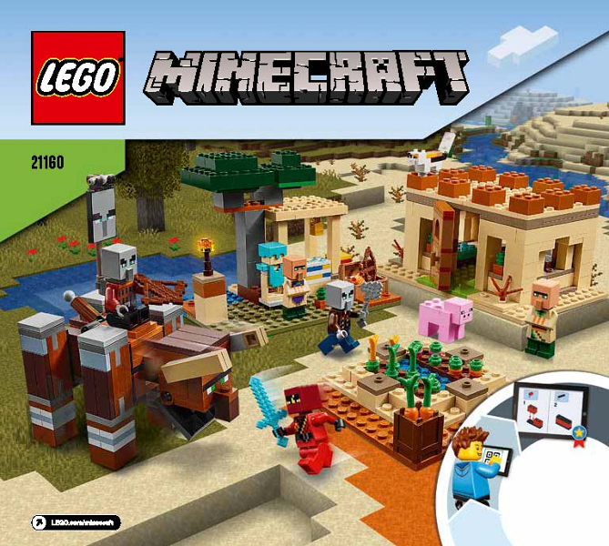 21160 The Illager Raid Bricks Toys Destination