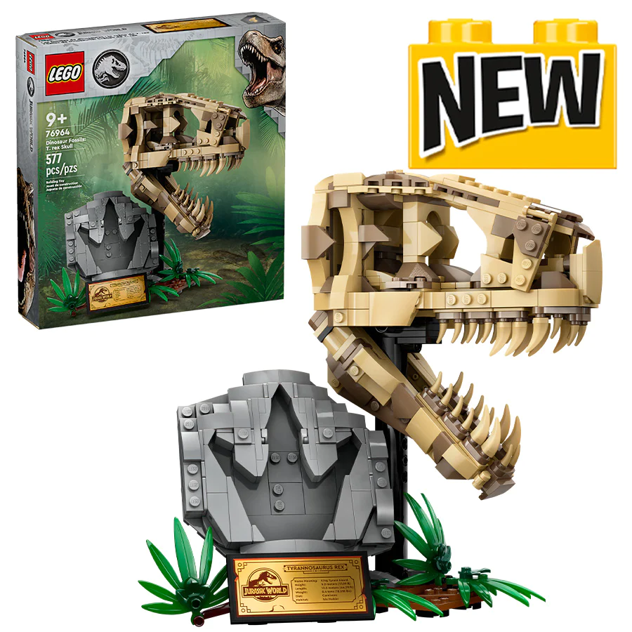 76964 Dinosaur Fossils: T. rex Skull