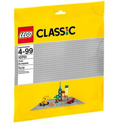 10701 Gray Baseplate Classic
